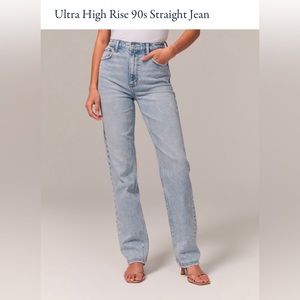 Abercrombie & Fitch Ultra High Rise 90s Straight jeans